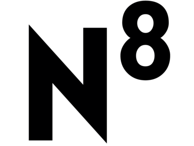Logo der Langen Nacht der Wissenschaften Berlin: Ein N und eine 8. 